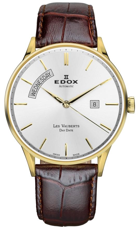 Edox Fine Mechanical Watches - 83010 37J AID Mens Les Vauberts
